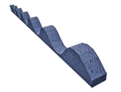 Guarnizione onda in PE-LD
