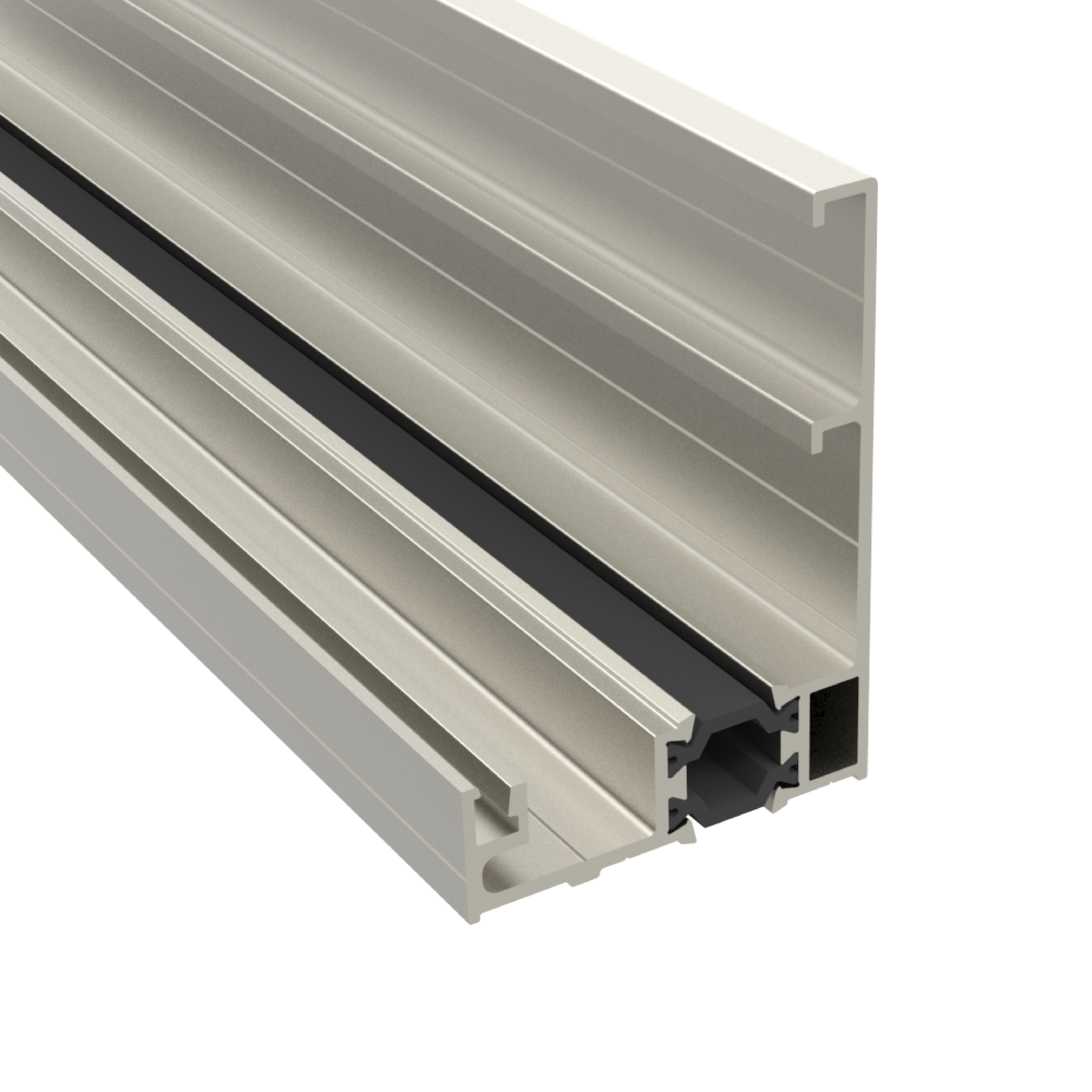 perimetrale basso in alluminio a taglio termico
