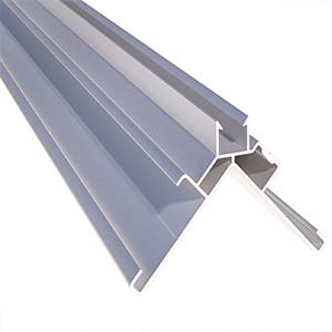 sotto-profilo angolo 90° in Alluminio per 40mm
