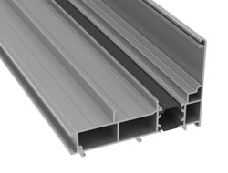 Profilo perimetrale in Al con TT per sp.32+32 mm (+bavetta)
