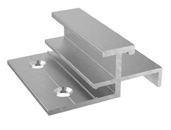 Piastrina di fissaggio in Al
