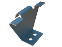 Piastrina inox attacco piano
