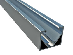 Profilo tubo di giunzione in Al da 32 mm (retto 4243)-(curvo 4248)
