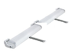 Motore a catena sincronizzato a maglia doppia per inserire pi&ugrave; punti di spinta
