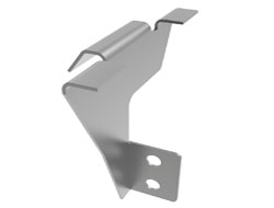 Piastrina inox attacco verticale