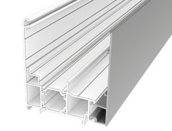 Bavetta in Al base laterale superiore retta
