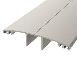 Profilo superiore in Al anodizzato con vite a vista
