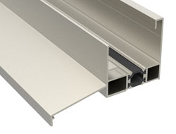 Profilo base in Al con TT con gocciolatoio
