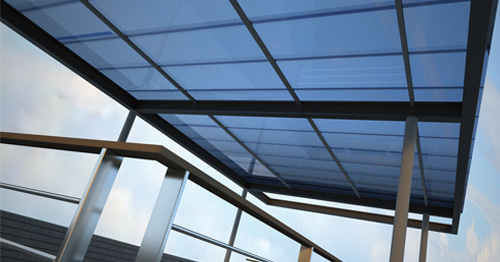 copertura piana realizzata in arcoPlus626