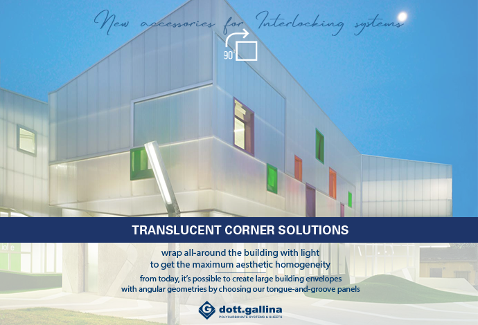 Involucri traslucidi a 360 gradi: soluzioni angolari per i pannelli ad incastro di spessore 40-60mm
