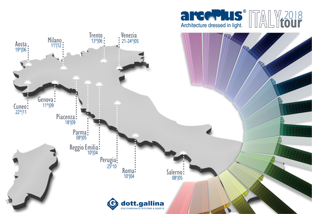 Ecco le prime tappe confermate! Incontri formativi con progettisti in tutta l'Italia
