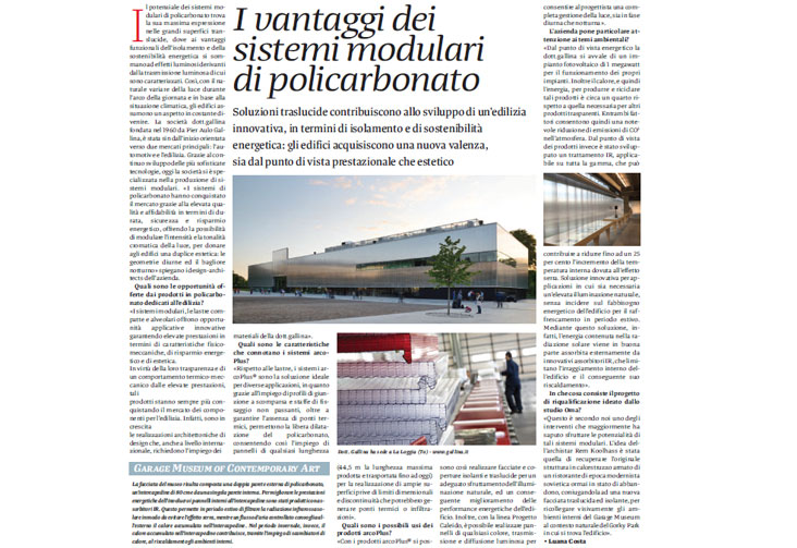 La carta stampata parla di materiali innovativi
