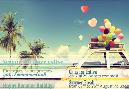 CHIUSURA ESTIVA
