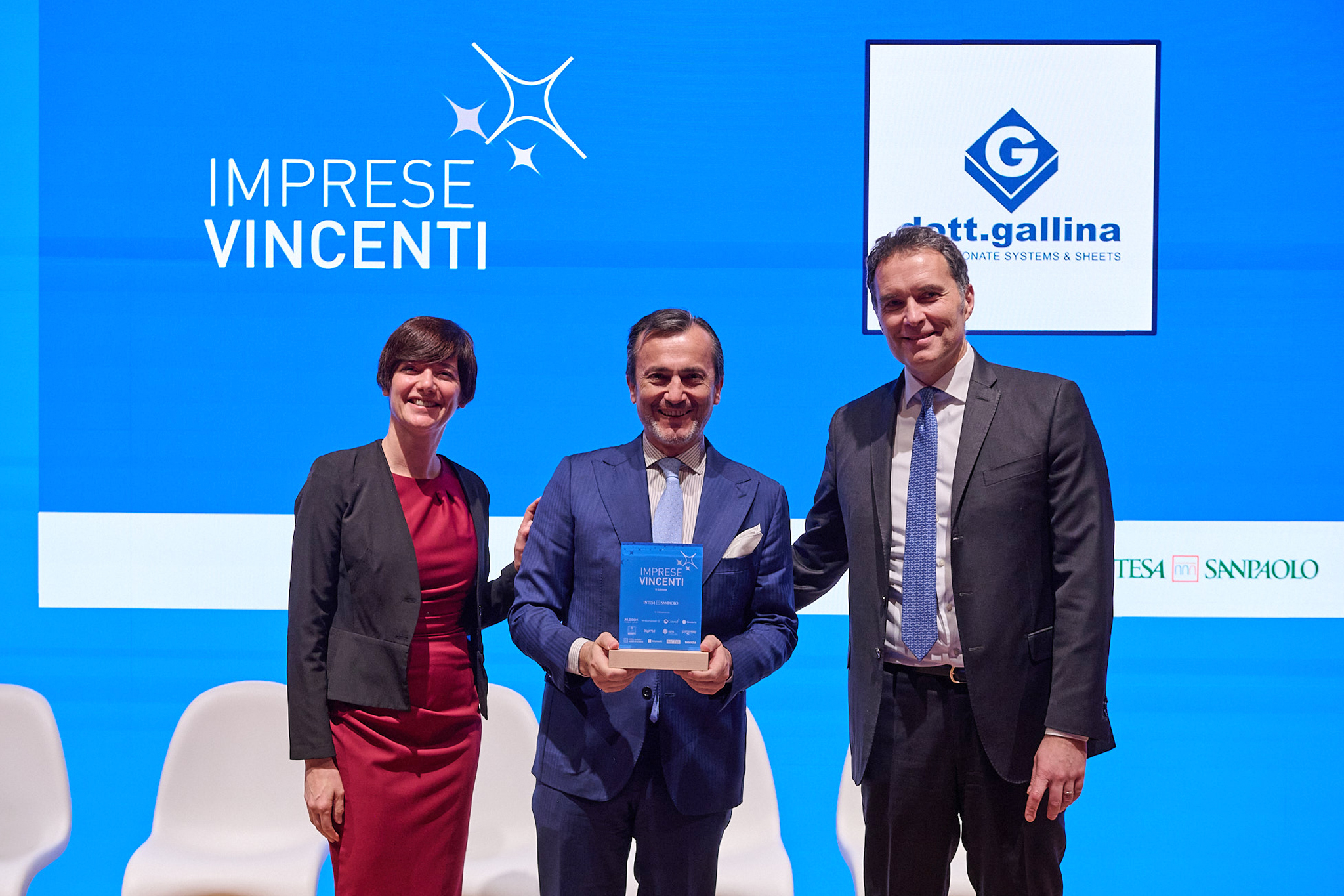 dott Gallina riceve il premio Imprese Vincenti

